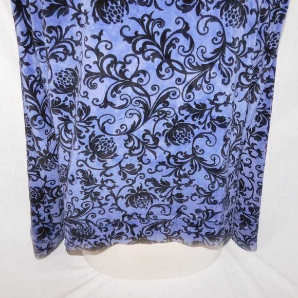 Northern Reflection Womens L Purple Black Velour Full Zip Track jacket - Picture 10 of 10